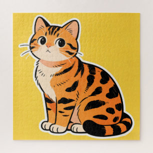 Tiger Tabby Cat Puzzle