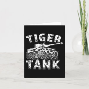 Tiger Tank Historical World War 2 Ww2 German Panze Card