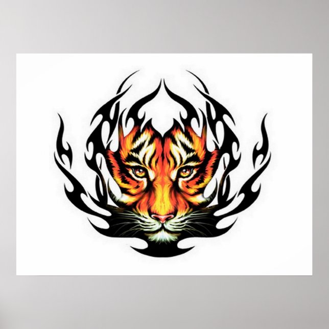 Tiger Tattoo Poster (Front)