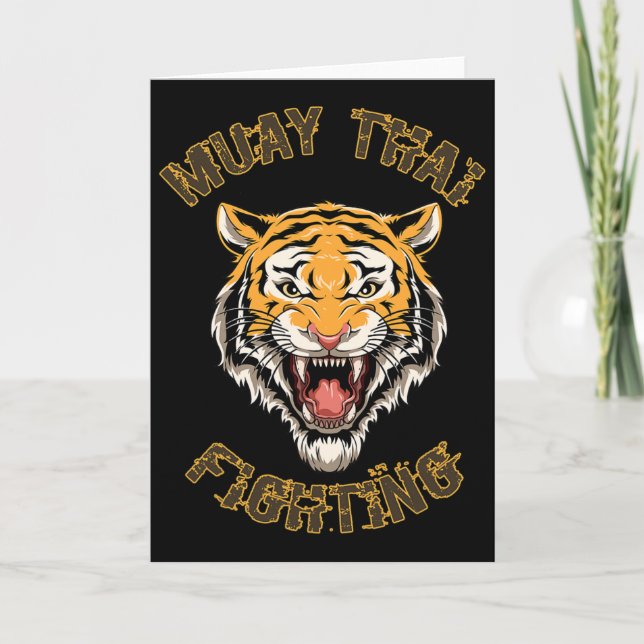 Tiger Thai Boxing And Kickboxing  Card (Front)