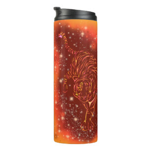 Tiger Thermal Tumbler Running At Starry Night