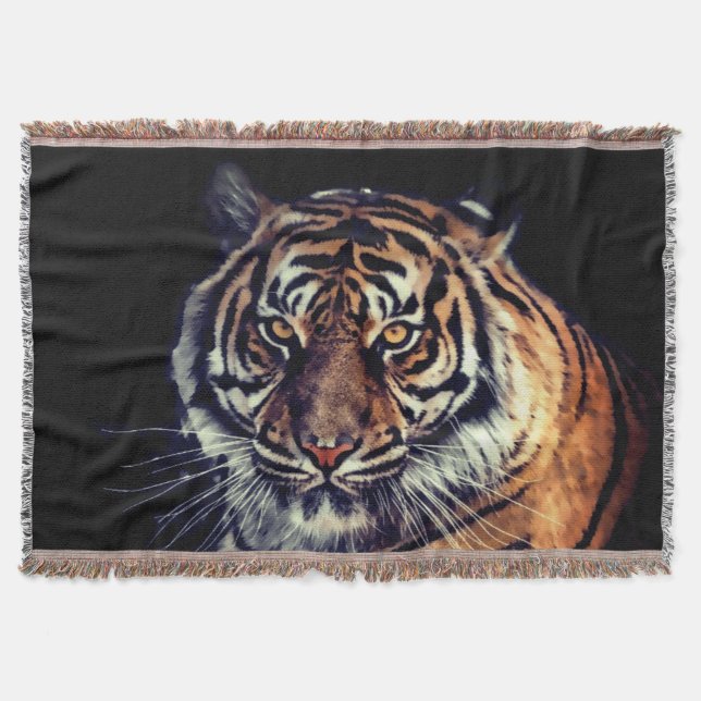 Tiger Throw Blanket (Front)