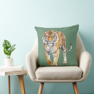 Tiger Throw Pillow