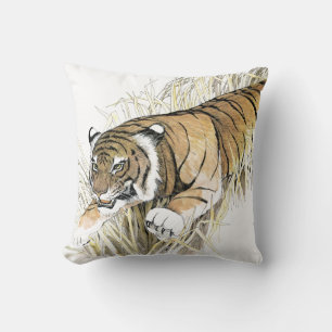 Tiger Throw Pillow