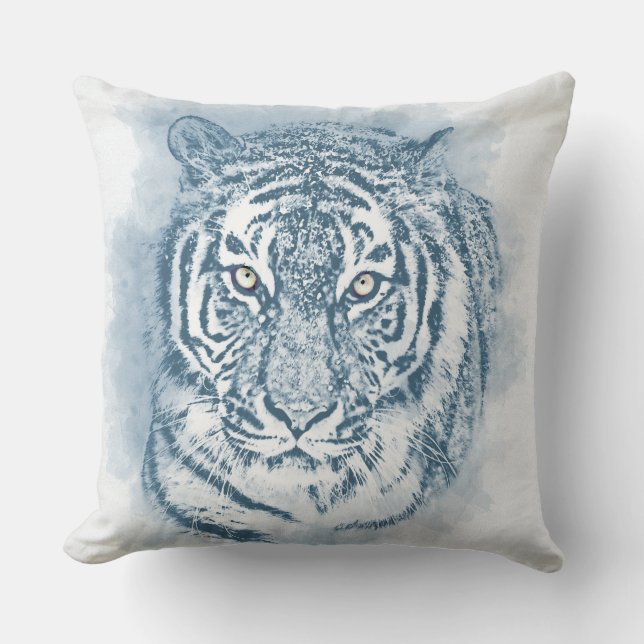 tiger throw pillow (Front)