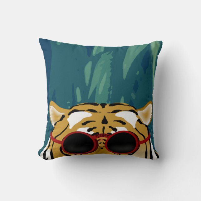 Tiger Throw Pillow (Front)