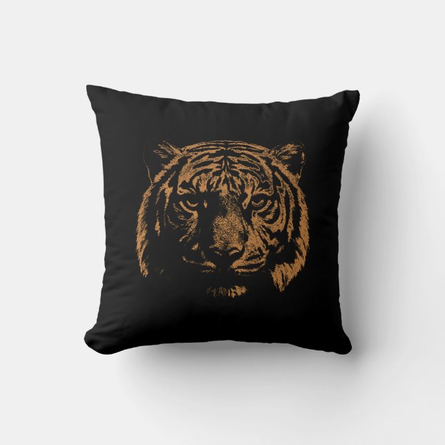 Tiger  throw pillow (Front)