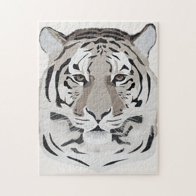 Tiger, tiger face, symbol of 2022  jigsaw puzzle (Vertical)
