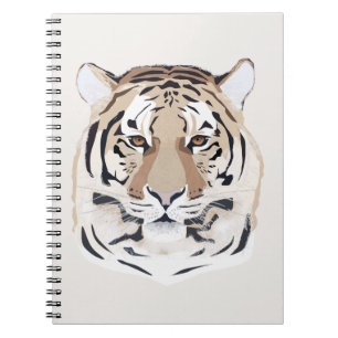 Tiger, tiger face, symbol of 2022 notebook