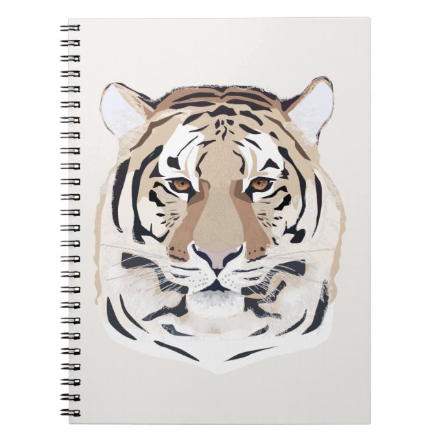 Tiger, tiger face, symbol of 2022 notebook (Front)