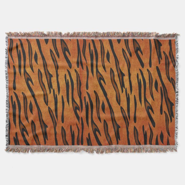 TIGER TIGER THROW BLANKET (Front)