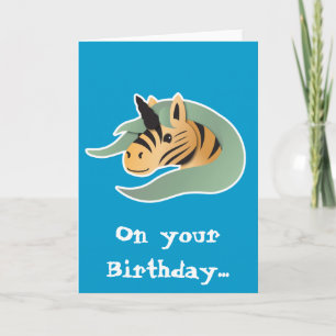 Tiger Unicorn cute! Card