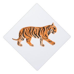 Tiger V-neck Graduation Cap Topper