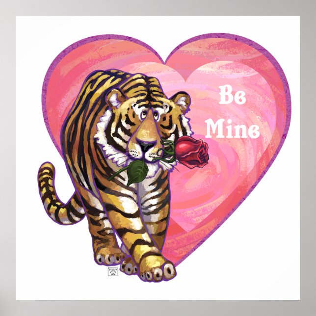 Tiger Valentine's Day Poster (Front)