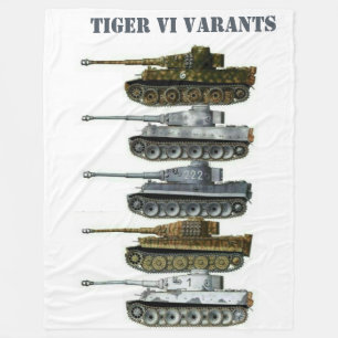 TIGER VI VARIANTS FLEECE BLANKET