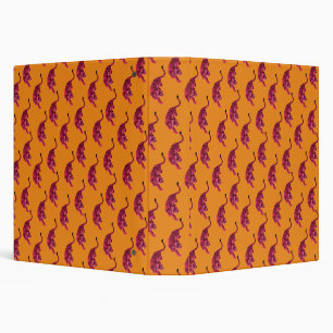 Tiger - Vibrant Pink Binder