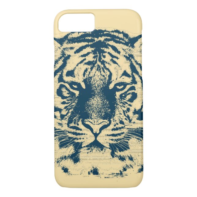 Tiger Vintage #8 Case-Mate iPhone Case (Back)