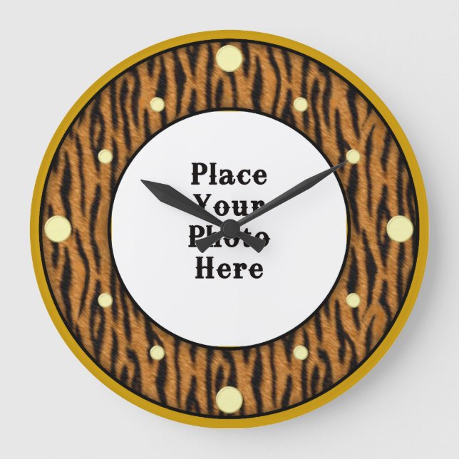 Tiger votre horloge murale photo (Recto)