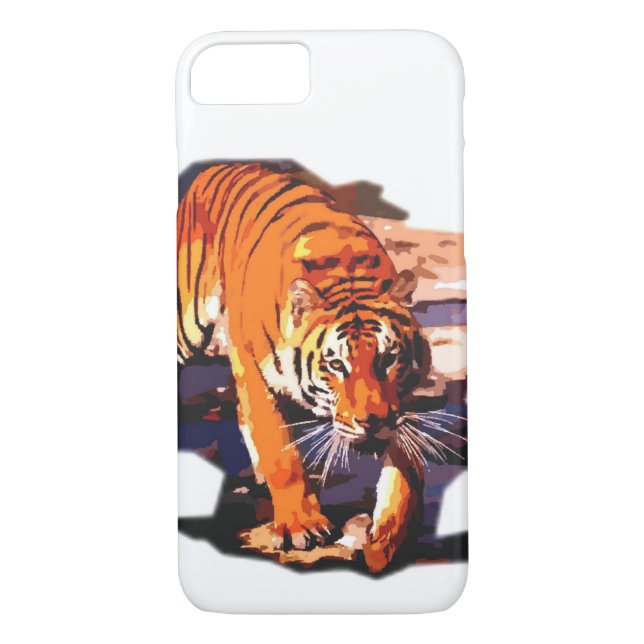 Tiger Walking iPhone 7 Case (Back)