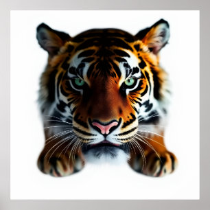 Tiger Watching Poster
