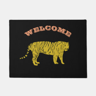 Tiger Welcome Custom  Doormat