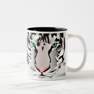 TIGER-WHITE/GREY MUG