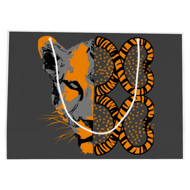 Tiger Wild Animal Événements Anniversaire Fête Sac (Dos)