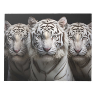 Tiger Wild Animal Portrait Fierce Power Notepad