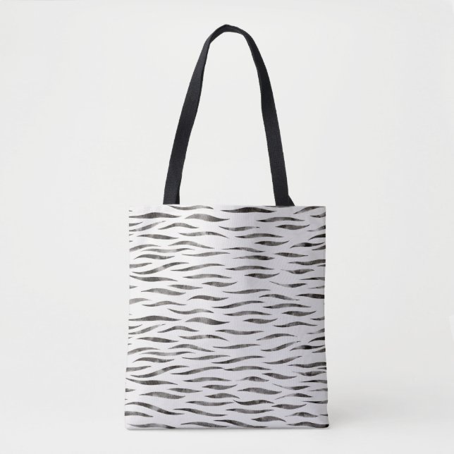 Tiger Wild Animal Skin Pattern Tote Bag (Front)