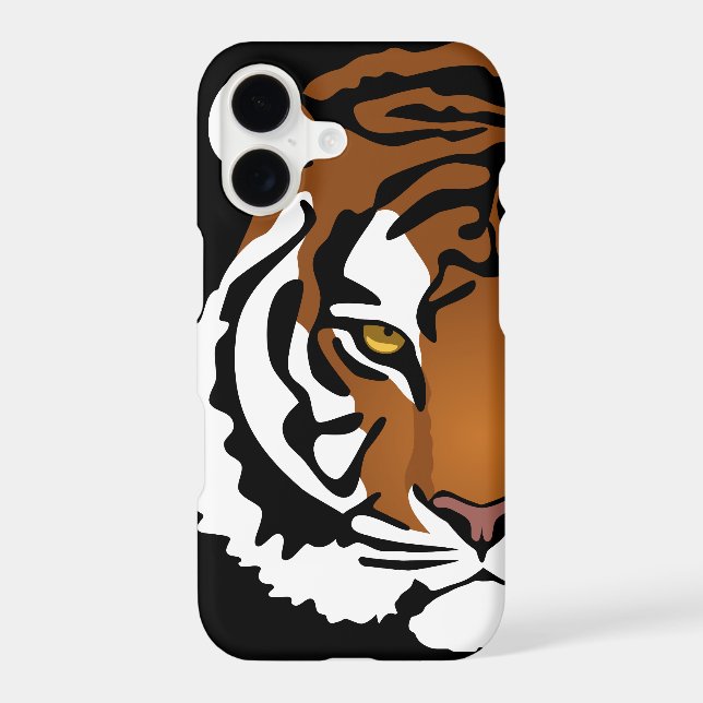 Tiger, Wild Cat on Black (Back)