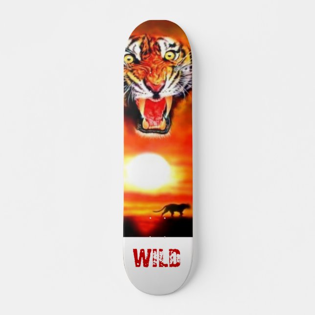 tiger, WILD Skateboard (Front)