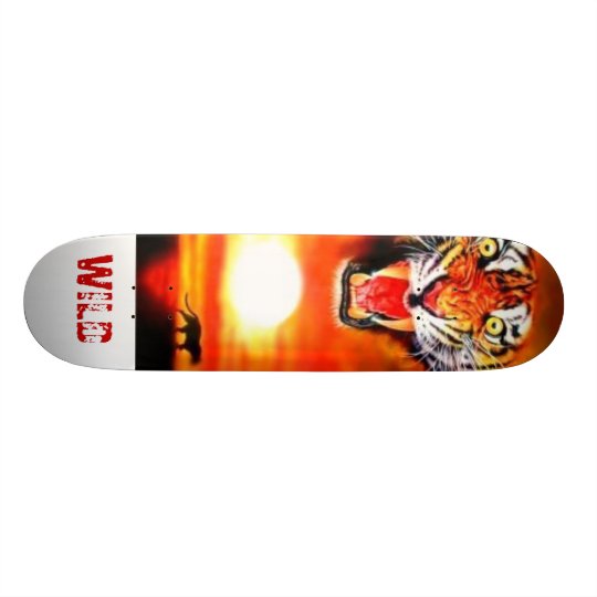 tiger, WILD Skateboard Deck