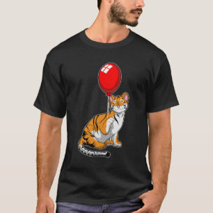 Tiger with Balloon T-Shirt
