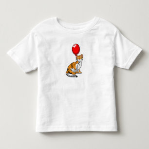 Tiger with Balloon Toddler T-shirt
