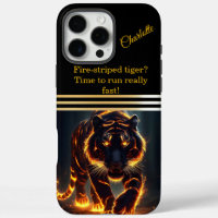 Tiger with Fiery Radiance