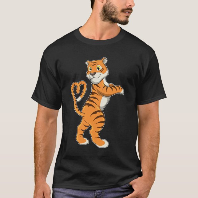 Tiger with Heart T-Shirt (Front)