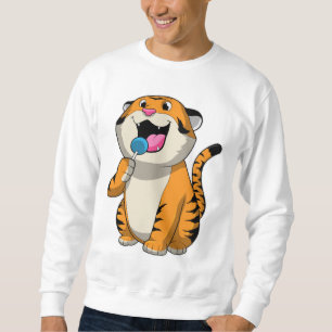 Tiger with Lollipop Sweatshirt