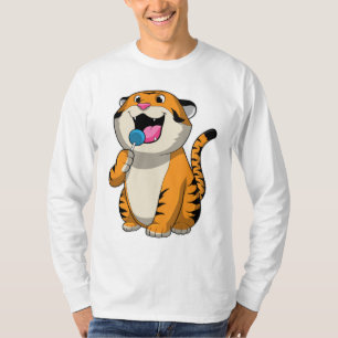 Tiger with Lollipop T-Shirt