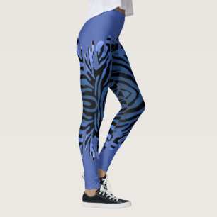 tiger with spilled blue leggings