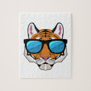 Tiger with Sunglasses Jigsaw Puzzle
