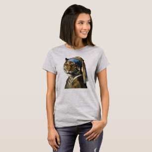 Tiger with the Pearl Ear Rings T-Shirt