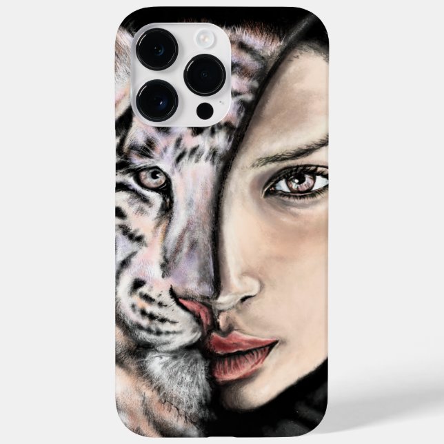 Tiger Woman iPhone Case (Back)