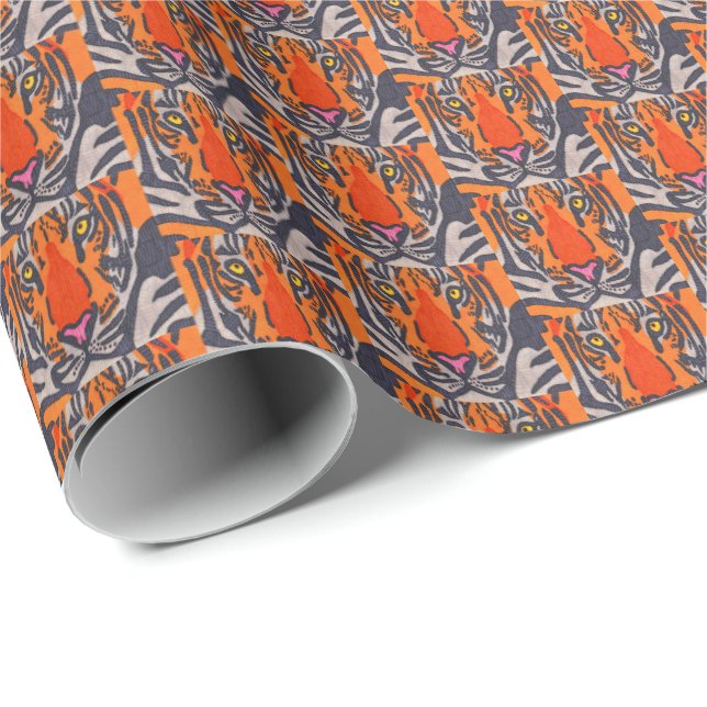 Tiger - Wrapping Paper (Roll Corner)
