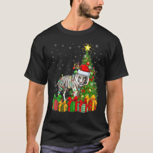 Tiger   Xmas Holiday Santa White Tiger Christmas T T-Shirt