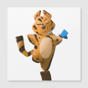 Tiger Year Cartoon Magnet – Cute Zodiac Tiger