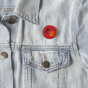 Tiger Year Chinese Lunar New Year Button