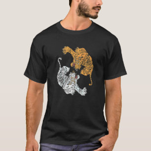 Tiger Yin Yang Predator Cat King Tiger Siberian Ti T-Shirt
