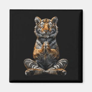 Tiger Yoga  Magnet