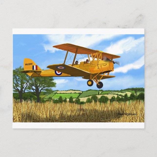 TIGERMOTH FIELDS POSTCARD (Front)