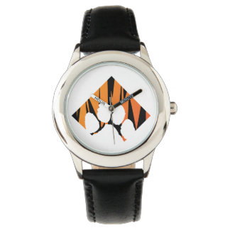 Tigerpaw Stainless Steel Black Watch